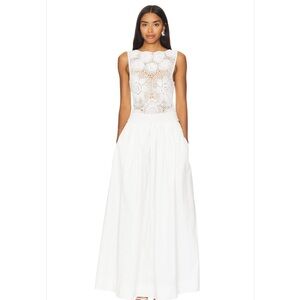 Tularosa Kenleigh Maxi Dress in White